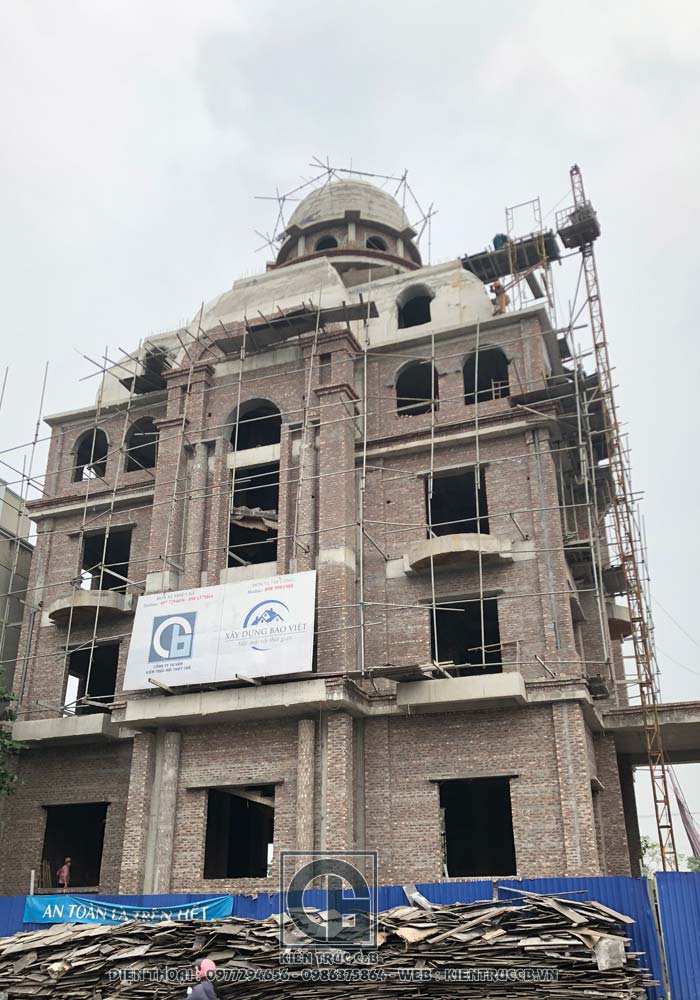 Tiến độ thiết kế lâu đài ông Kha