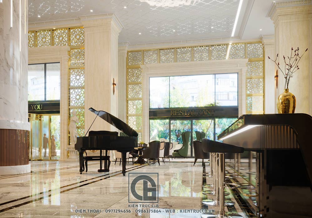 Thiết kế nội thất khách sạn cao cấp