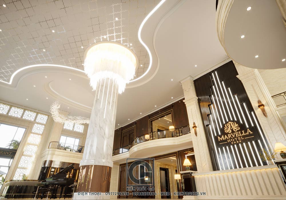 Thiết kế nội thất khách sạn cao cấp