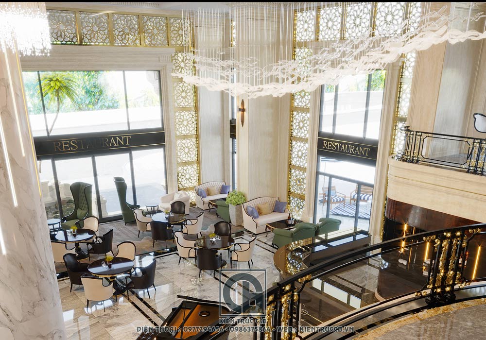 Thiết kế nội thất khách sạn cao cấp