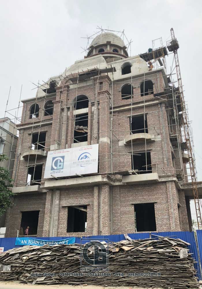 Tiến độ thiết kế biệt thự tân cổ điển