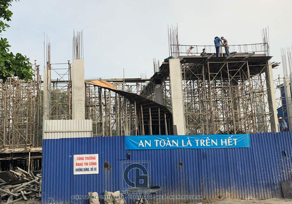 tiến độ thiết kế biệt thự kiểu lâu đài ông bà Kha