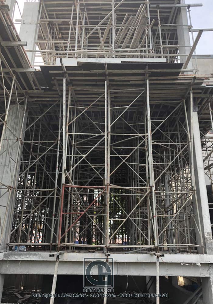 tiến độ thiết kế biệt thự kiểu lâu đài ông bà Kha