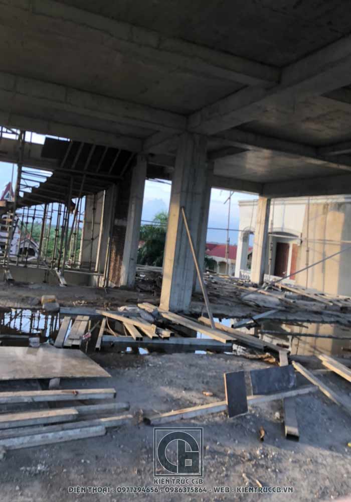 Tiến độ thiết kế lâu đài ông bà Kha