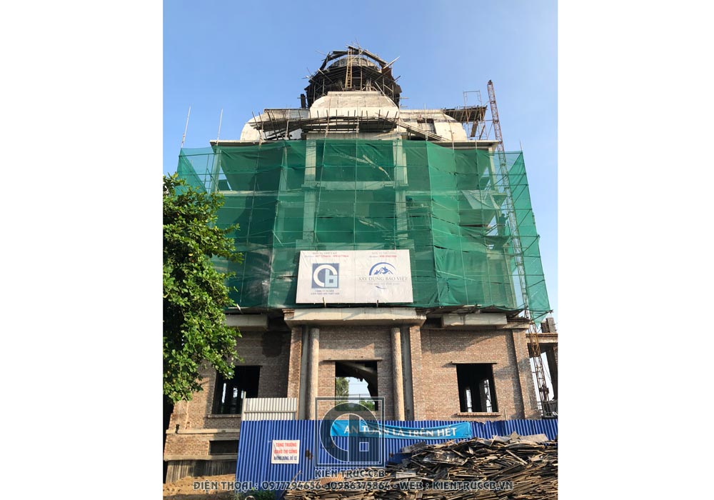 Tiến độ thiết kế lâu đài ông Kha