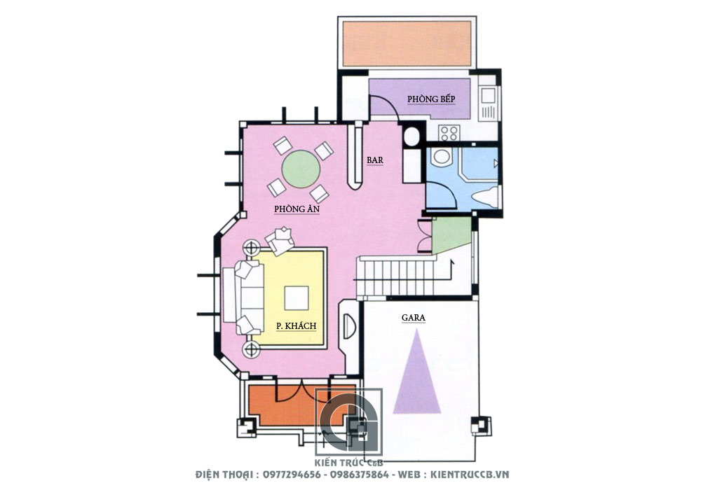 Thiết kế nhà vườn đẹp 2 tầng