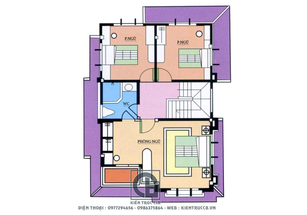 Thiết kế nhà vườn đẹp 2 tầng