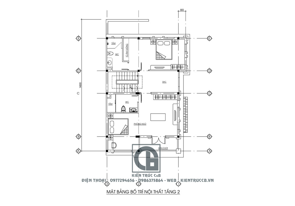 Mẫu thiết kế biệt thự mái Thái 3 tầng
