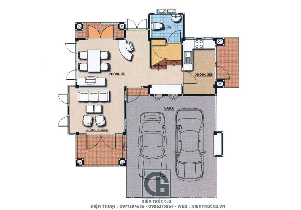 Mẫu biệt thự vườn 2 tầng mái Nhật