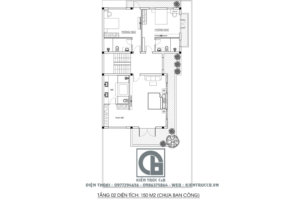 Thiết kế biệt thự tân cổ điển 3 tầng