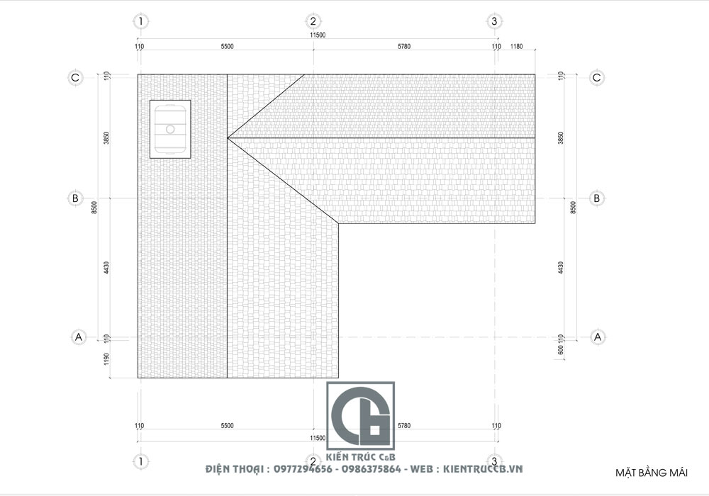 Thiết kế biệt thự tân cổ điển 3 tầng