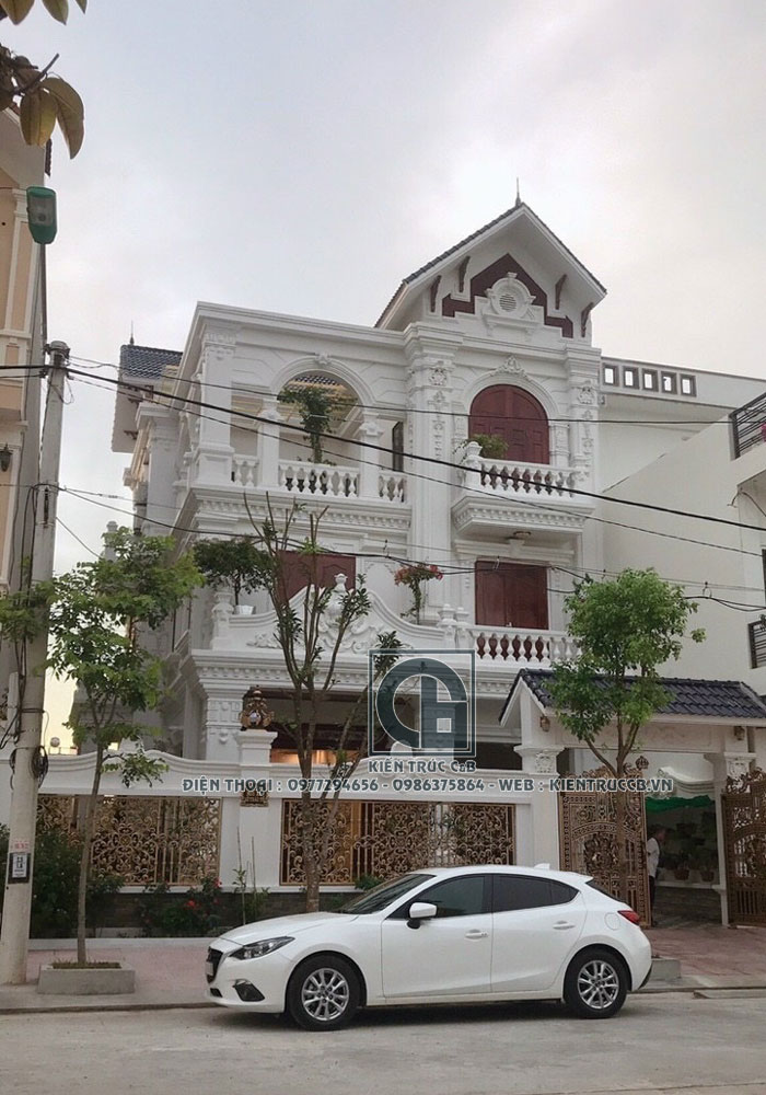 Mẫu thiết kế biệt thự 3 tầng đẹp 