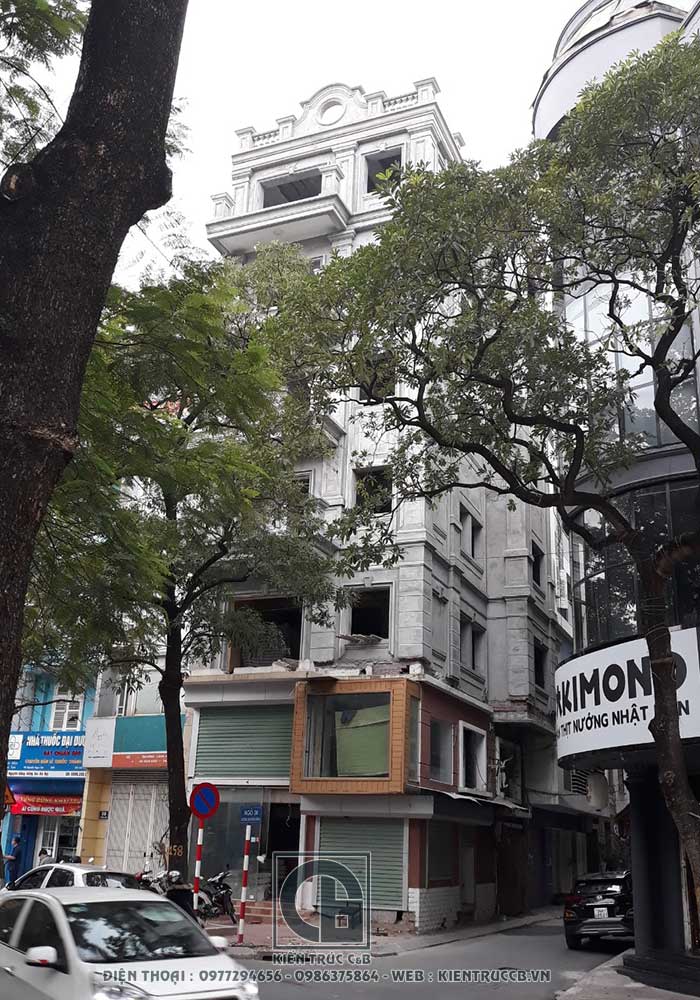 Thiết kế nhà ống 7 tầng