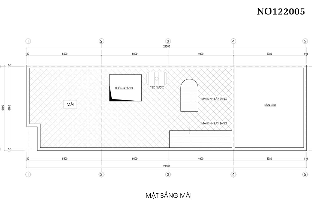 Thiết kế nhà ống 4 tầng tân cổ điển