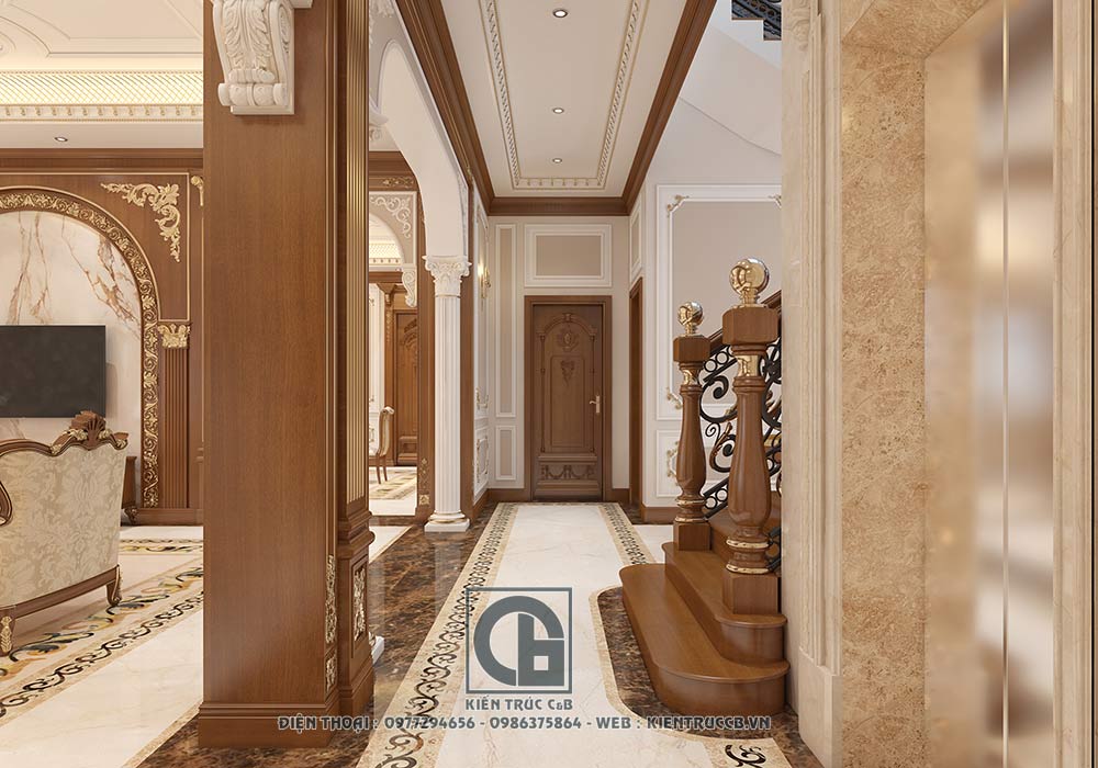 Mẫu nội thất biệt thự tân cổ điển