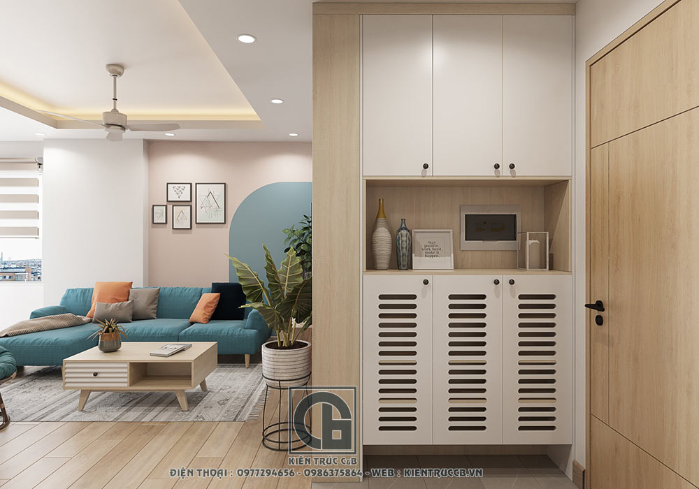 Mẫu thiết kế nội thất chung cư phong cách hiện đại