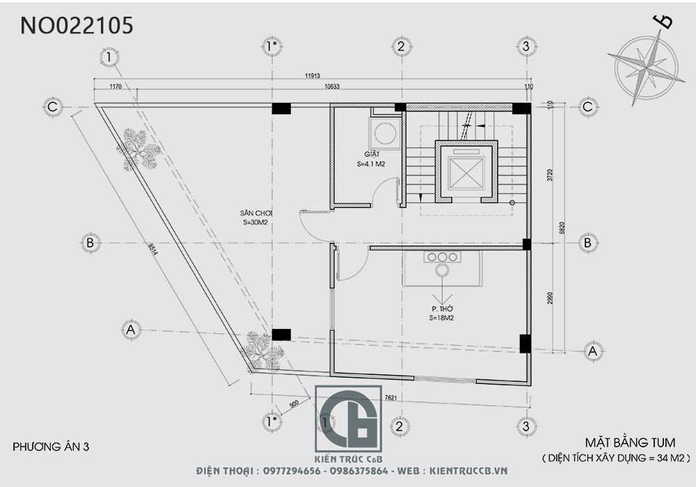 Thiết kế nhà ống 4 tầng 2 mặt tiền kinh doanh