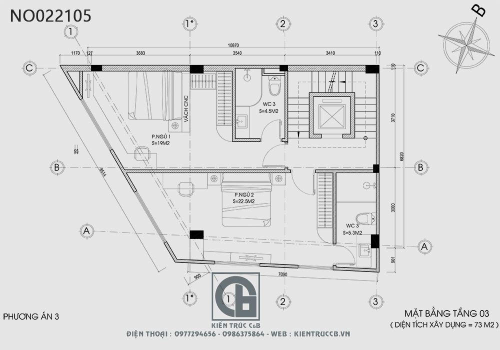 Thiết kế nhà ống 4 tầng 2 mặt tiền kinh doanh