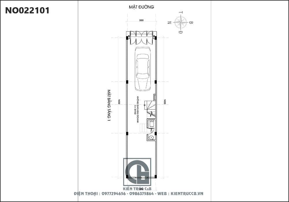 Thiết kế nhà ống 5 tầng tân cổ điển
