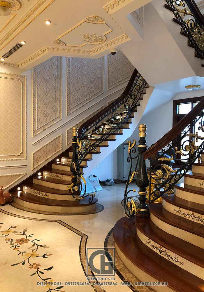 Thiết kế biệt thự nội thất lâu đài anh Tiến