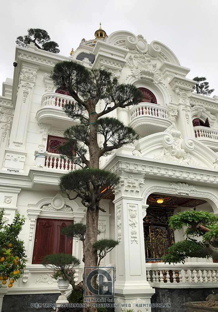 Thiết kế biệt thự nội thất lâu đài anh Tiến