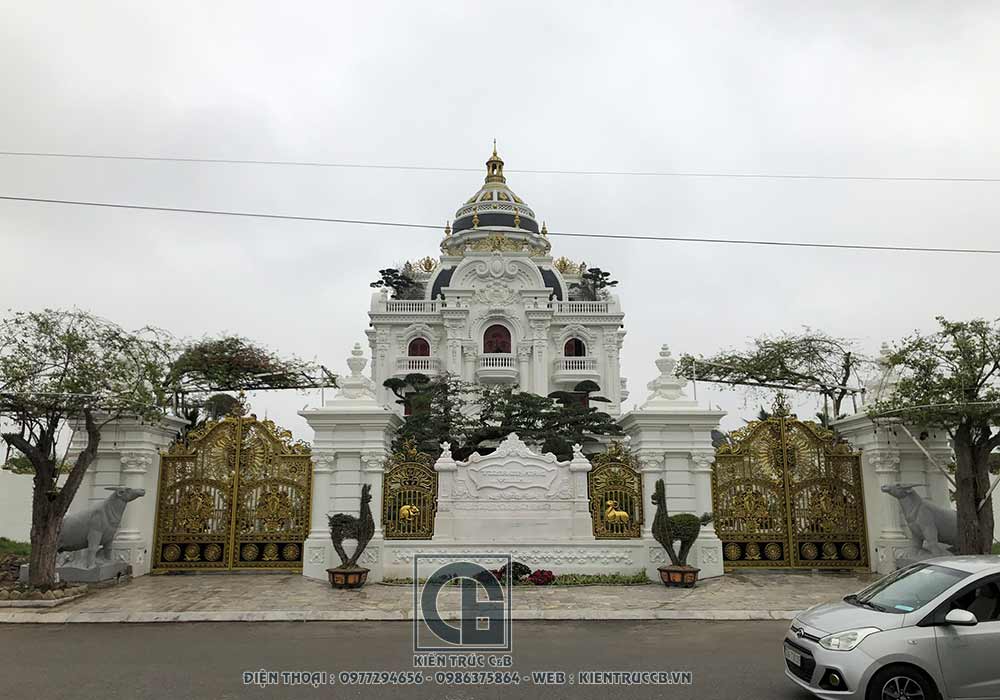 Thiết kế biệt thự nội thất lâu đài anh Tiến