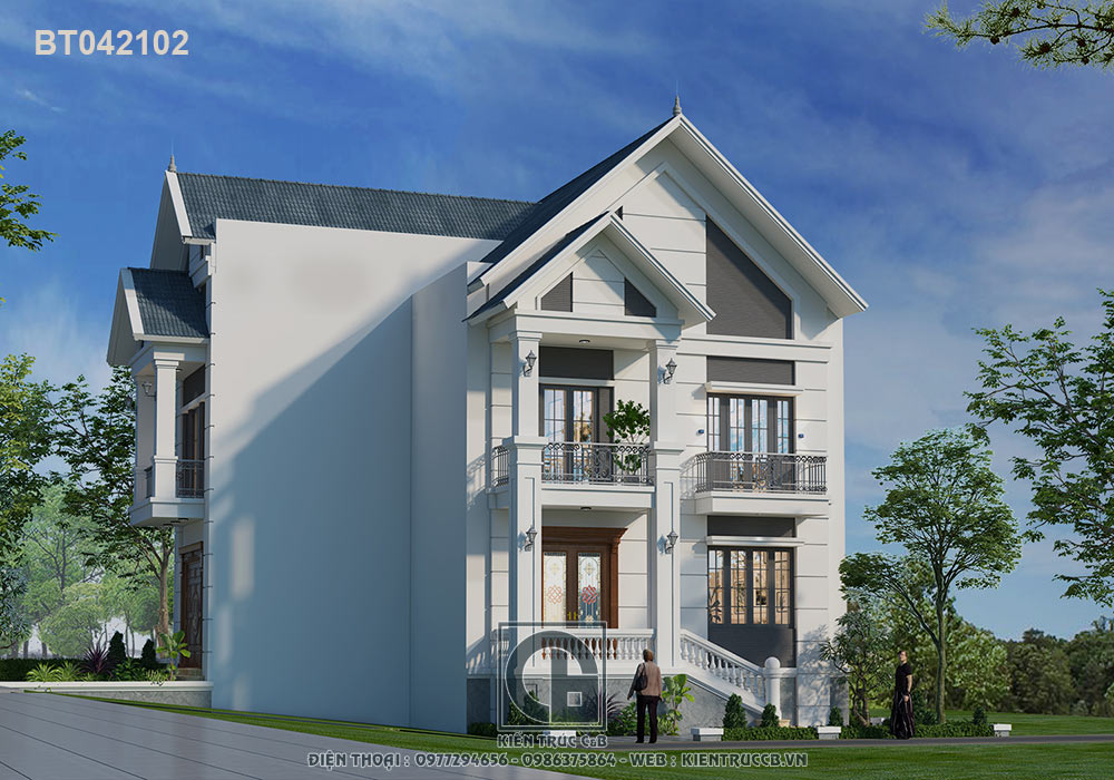 Thiết kế biệt thự 2 tầng đẹp