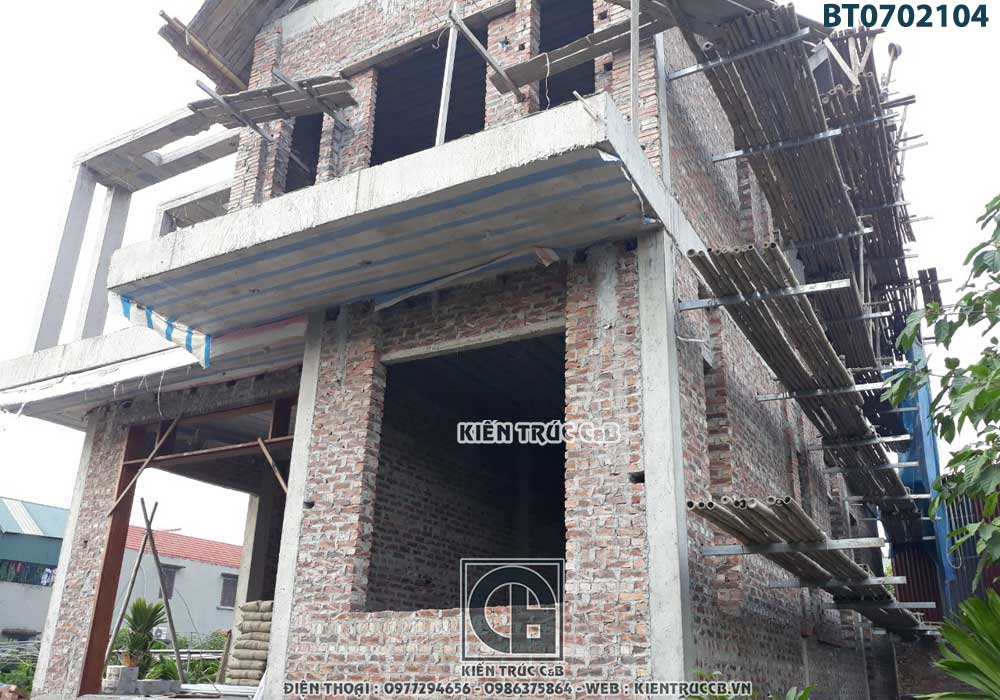 Mẫu biệt thự hiện đại 2 tầng mái Thái 