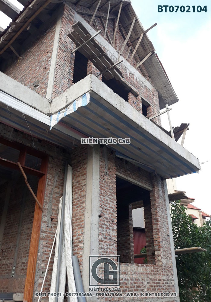 Mẫu biệt thự hiện đại 2 tầng mái Thái 