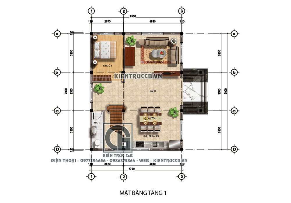 Mẫu biệt thự 2 tầng đẹp theo phong cách hiện đại, nhẹ nhàng