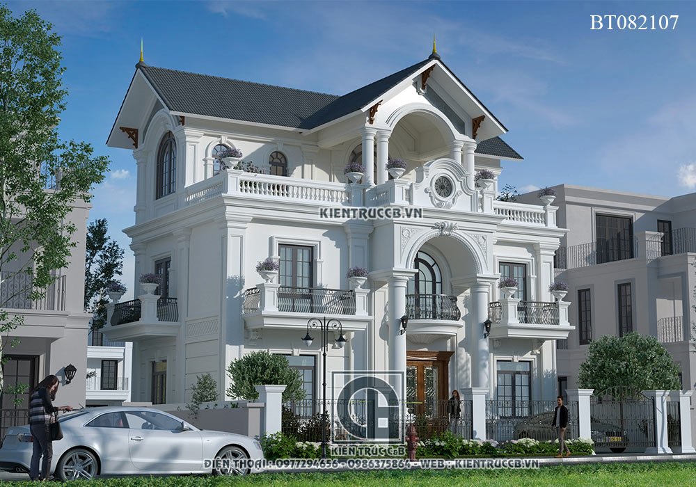 Mẫu biệt thự Ecopark 3 tầng đẹp