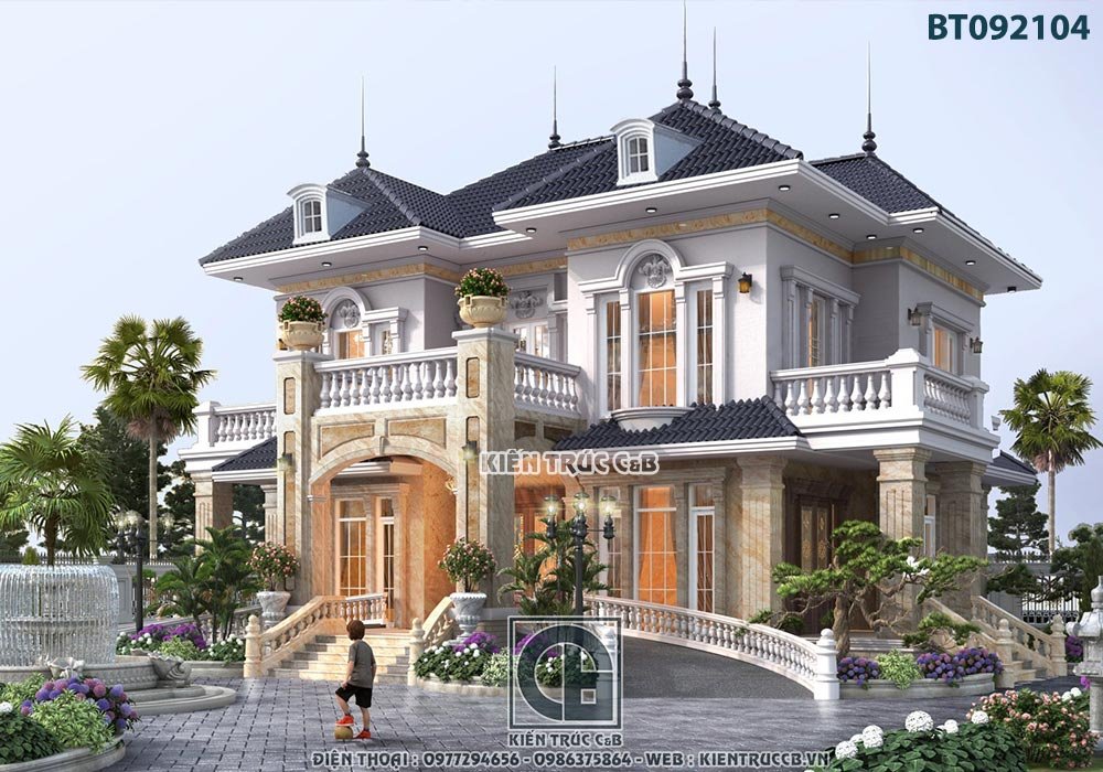 Biệt thự 2 tầng mái Nhật