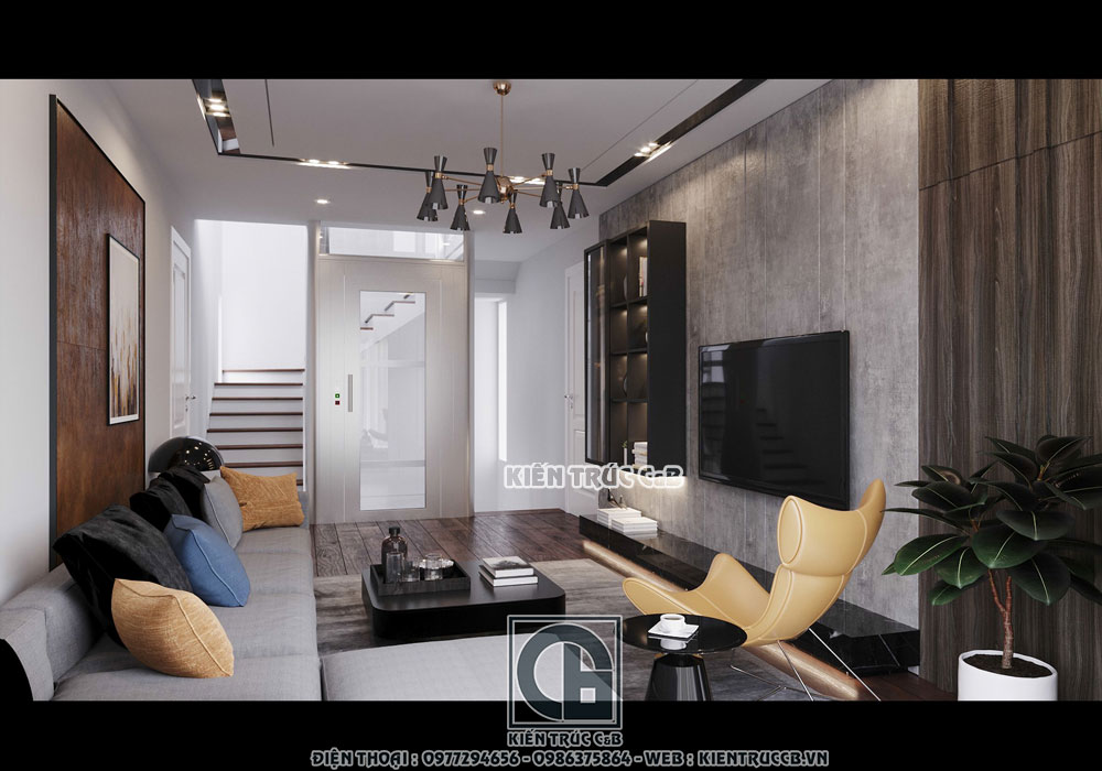 Chiêm ngưỡng nội thất hiện đại, sang trọng trong mẫu biệt thự hiện đại 3 tầng ở Thái Bình.